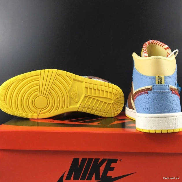 x Jordan 1 SE Rouge CU2803-200 Fearless Maison Chateau Mid Air 0606